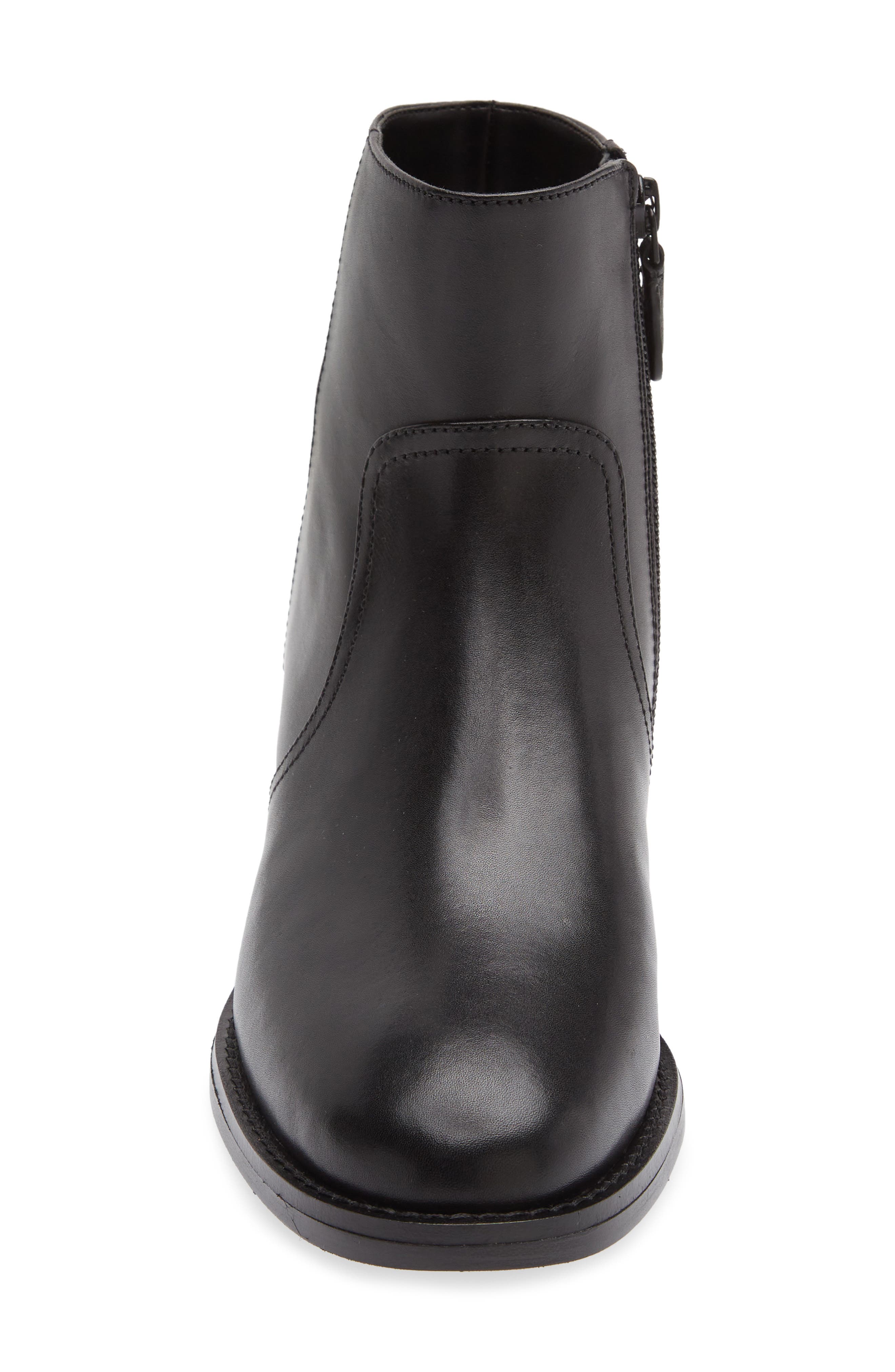 Prue Bit Bootie, Alternate, color, BLACK LEATHER
