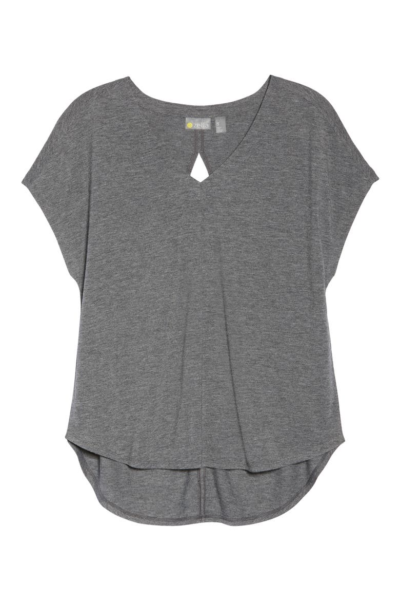 Release Cutout Tee, Alternate, color, GREY DARK HEATHER