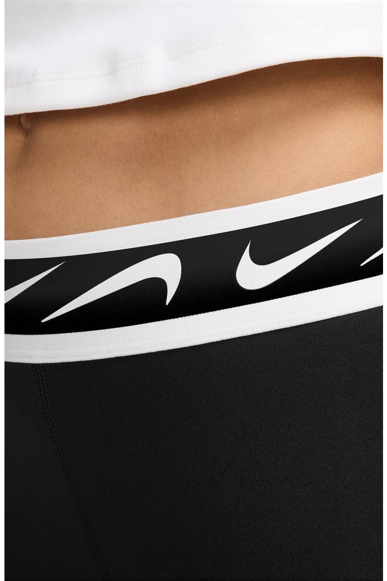 Kids' Dash Dri-FIT Leggings, Alternate, color, BLACK/ WHITE