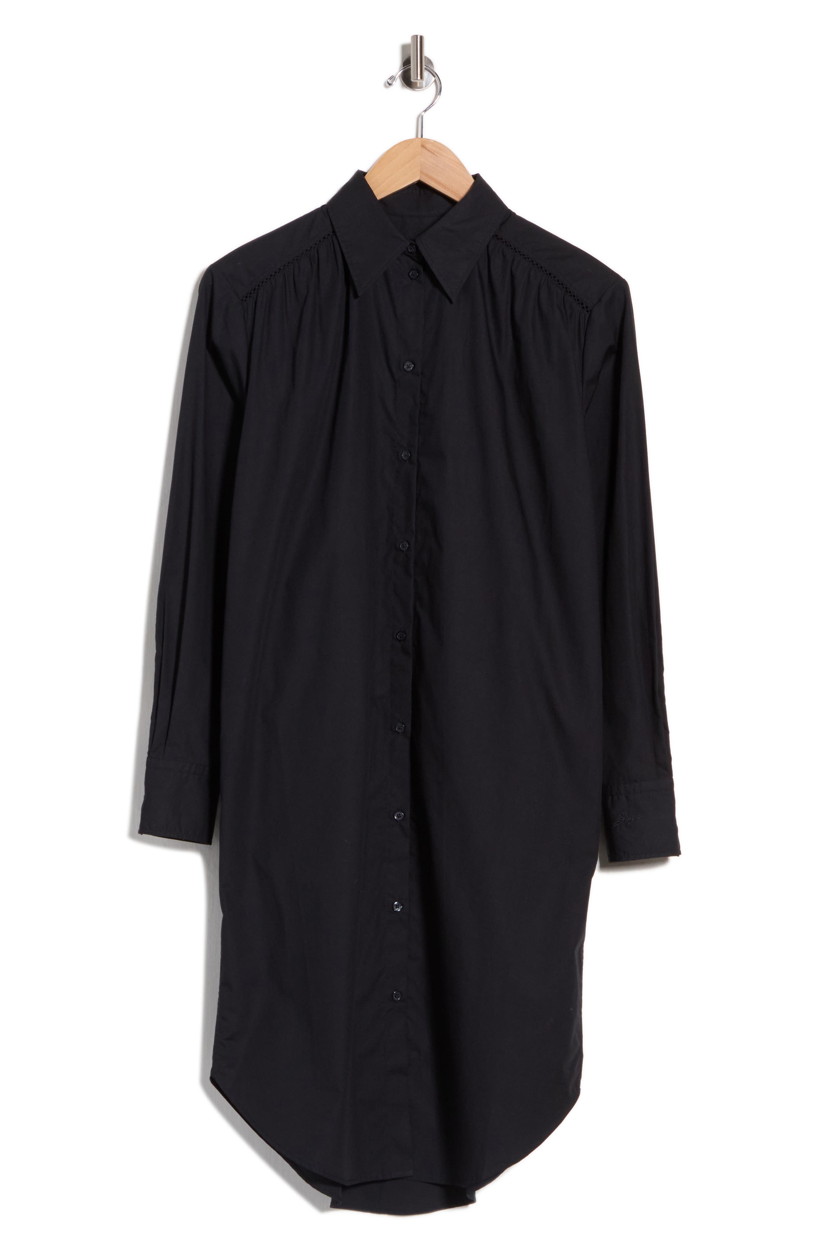 Delegant Long Sleeve Shirtdress