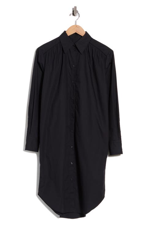 Delegant Long Sleeve Shirtdress