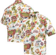Reyn Spooner Men's Reyn Spooner White Houston Astros Scenic Button-Up Shirt