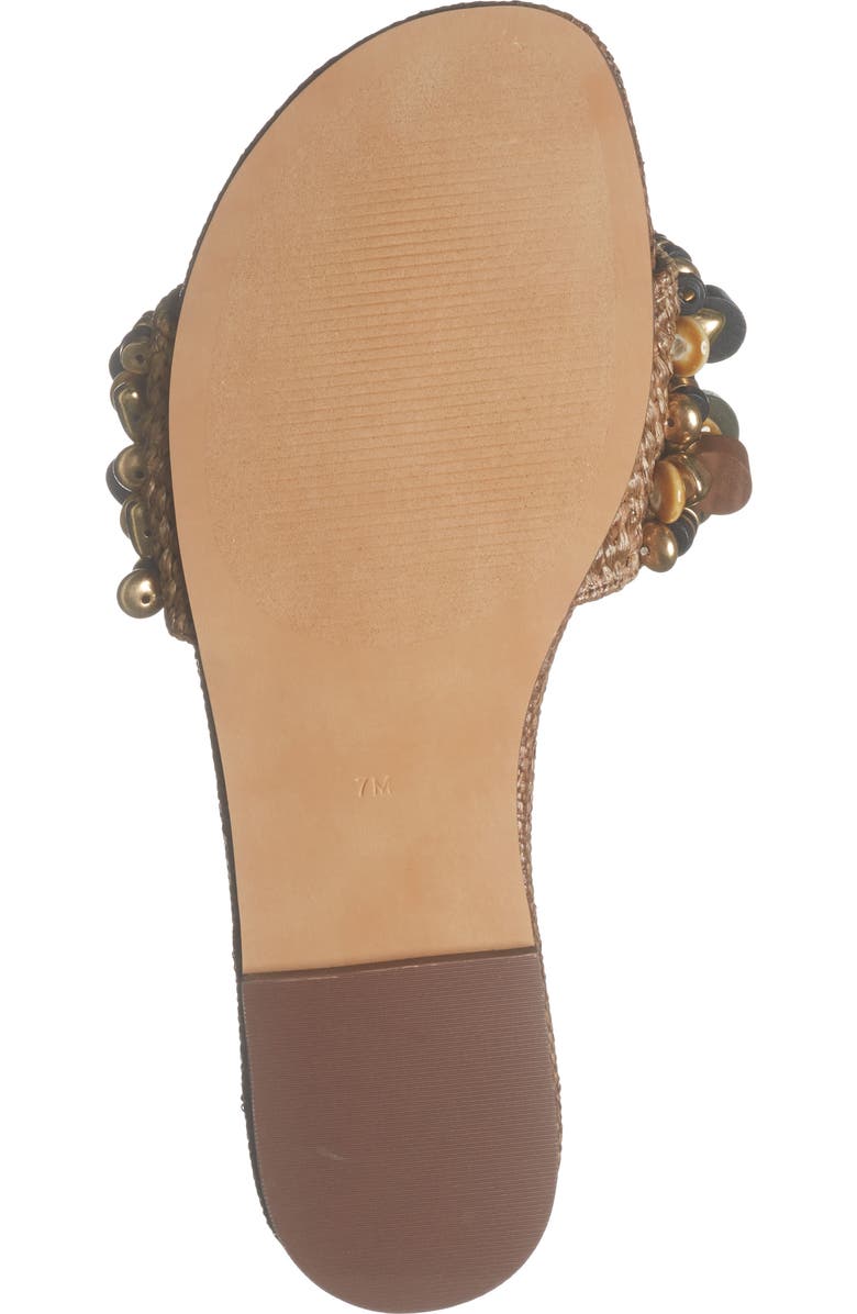 Steve Madden Marika Slide Sandal, Alternate, color, Brown Raffia