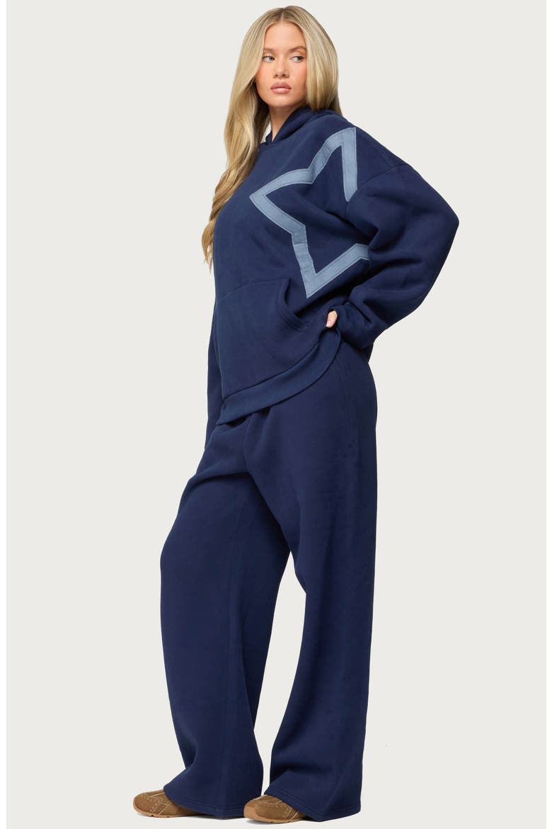 Starly Oversize Hoodie, Alternate, color, NAVY