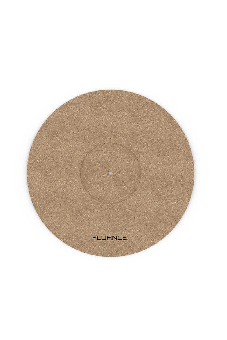Turntable Cork Platter Mat, Improves Sound for Vinyl Record Players, Alternate, color, Brown
