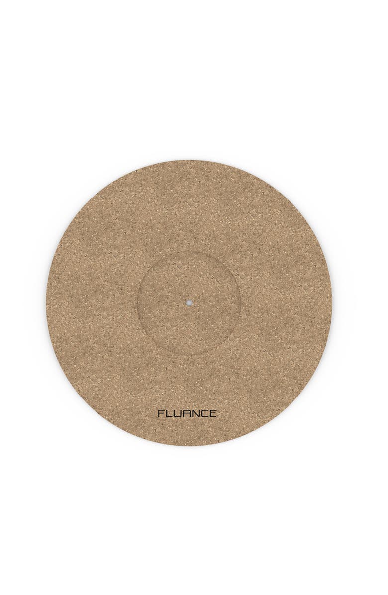 Fluance Turntable Cork Platter Mat, Improves Sound for Vinyl Record Players, Alternate, color,