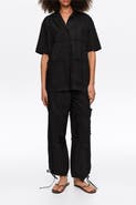 Bimba y Lola Scarf-Embroidered Patchwork Trousers
