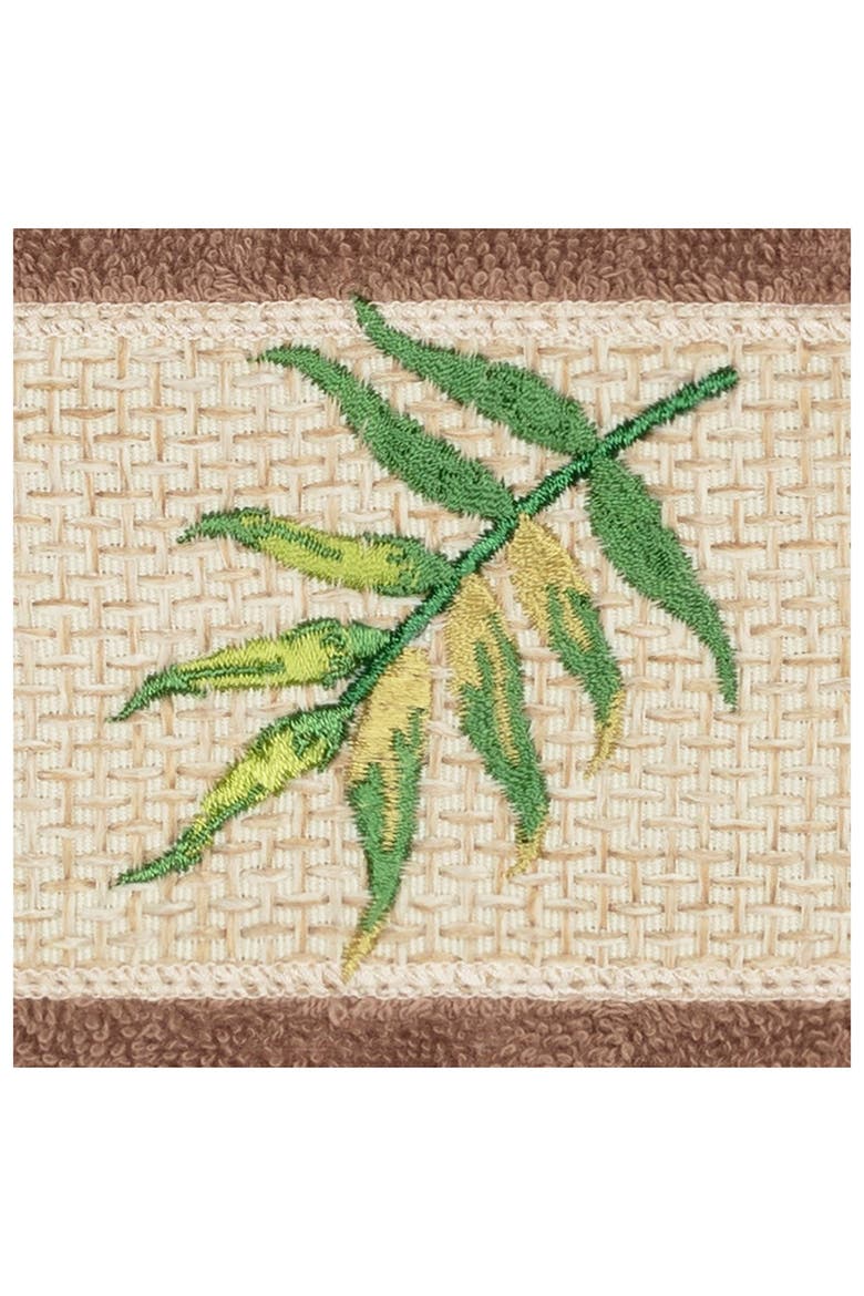 Zoe Embellished Washcloth - Set of 2 - Latte, Alternate, color, LATTE