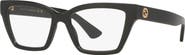 Gucci 53mm Cat Eye optical glasses