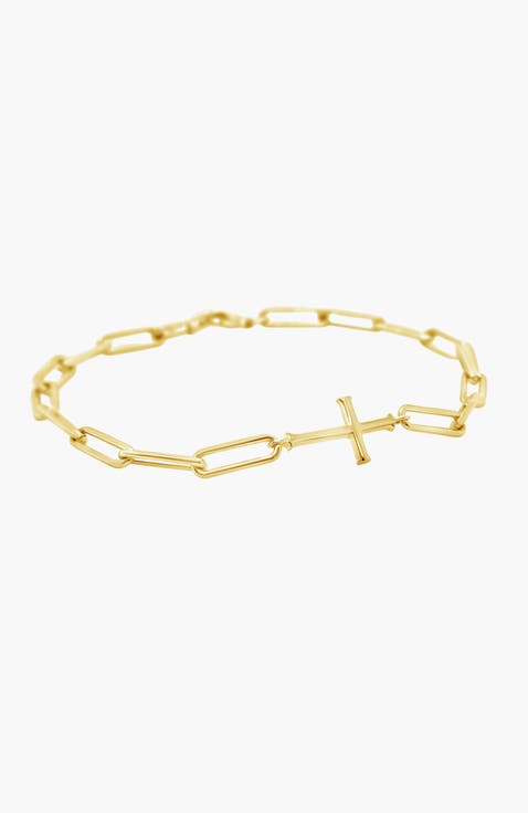 Chain Breaker Cross Bracelet
