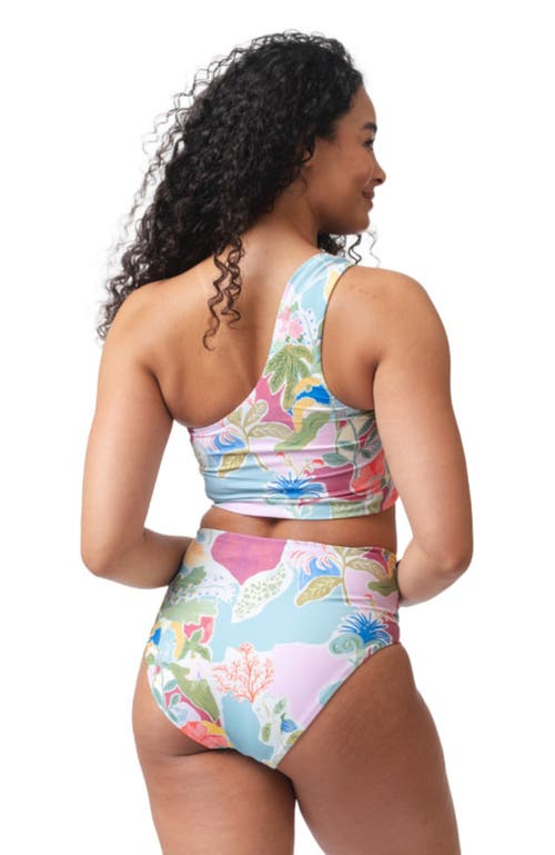 LIME RICKI SWIMWEAR LIME RICKI SWIMWEAR HIGH-RISE BOTTOM