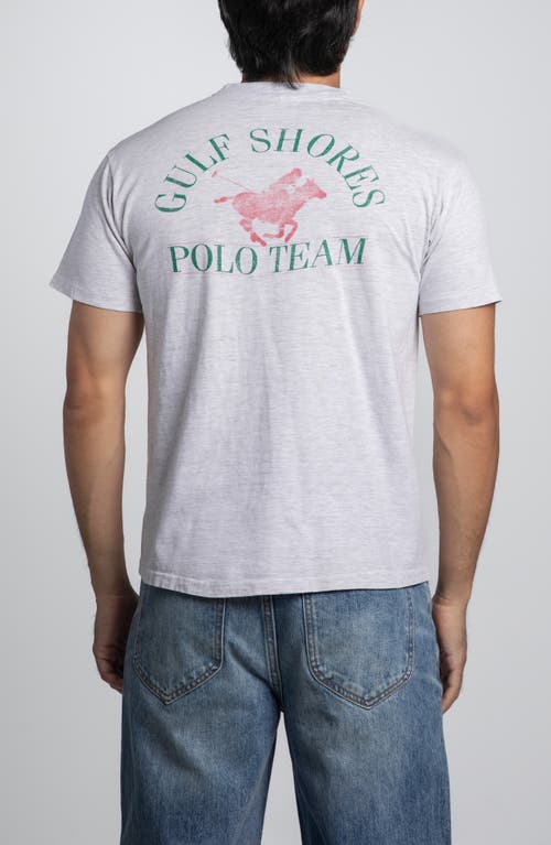 Elwood Vintage Polo Team Tee In Gray