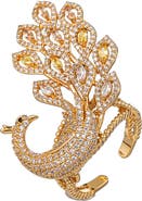 EYE CANDY LOS ANGELES Peacock Tail Ring