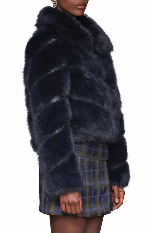 Avec Les Filles Faux Fur Crop Jacket