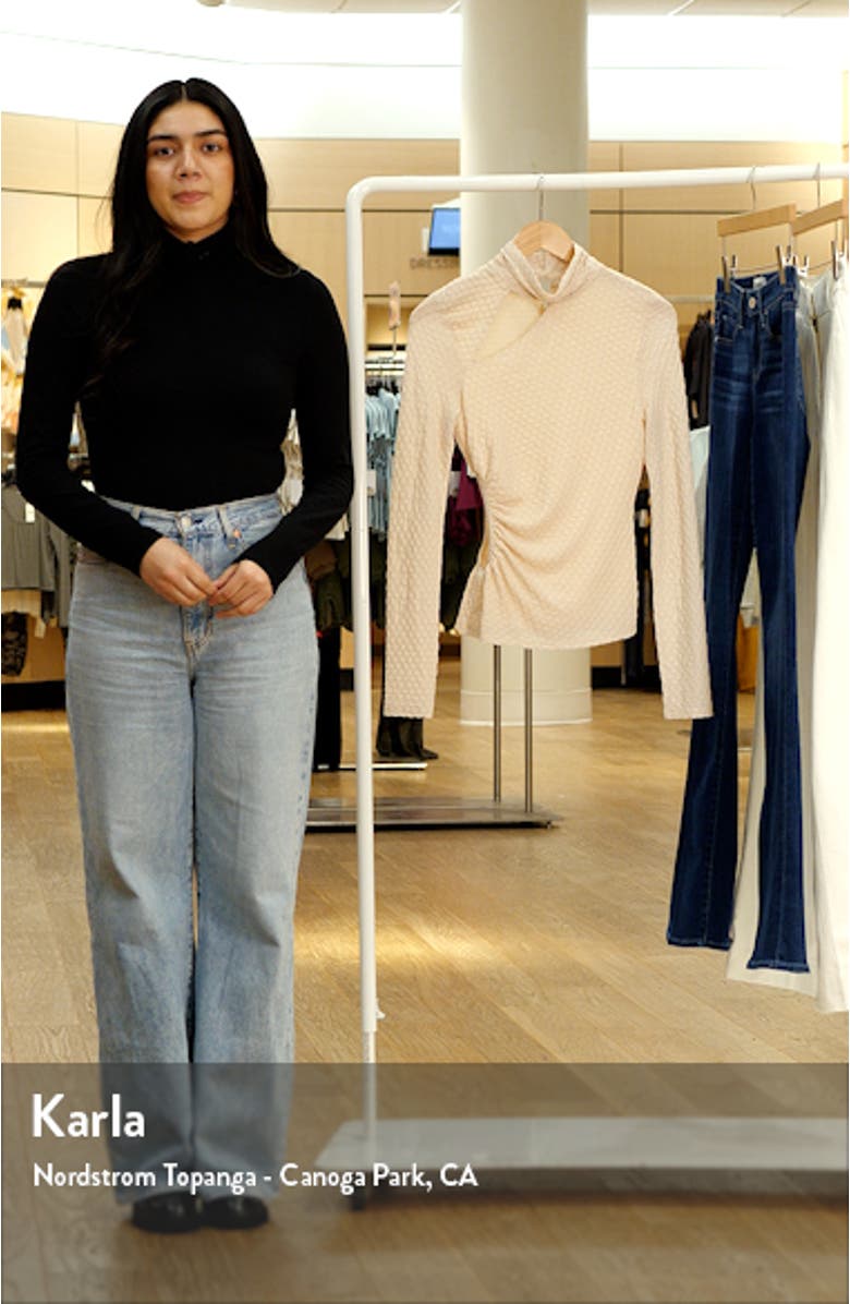 Texture Cutout Knit Top, sales video thumbnail