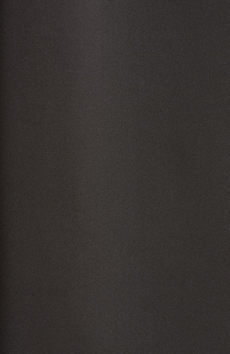 Badgley Mischka Collection Badgley Mischka Asymmetrical Neckline Fit & Flare Scuba Dress, Alternate, color, 