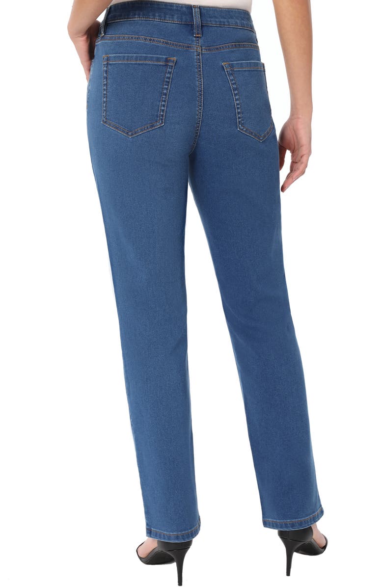 Jones New York Lexington Straight Leg Jeans, Alternate, color, Sky Wash