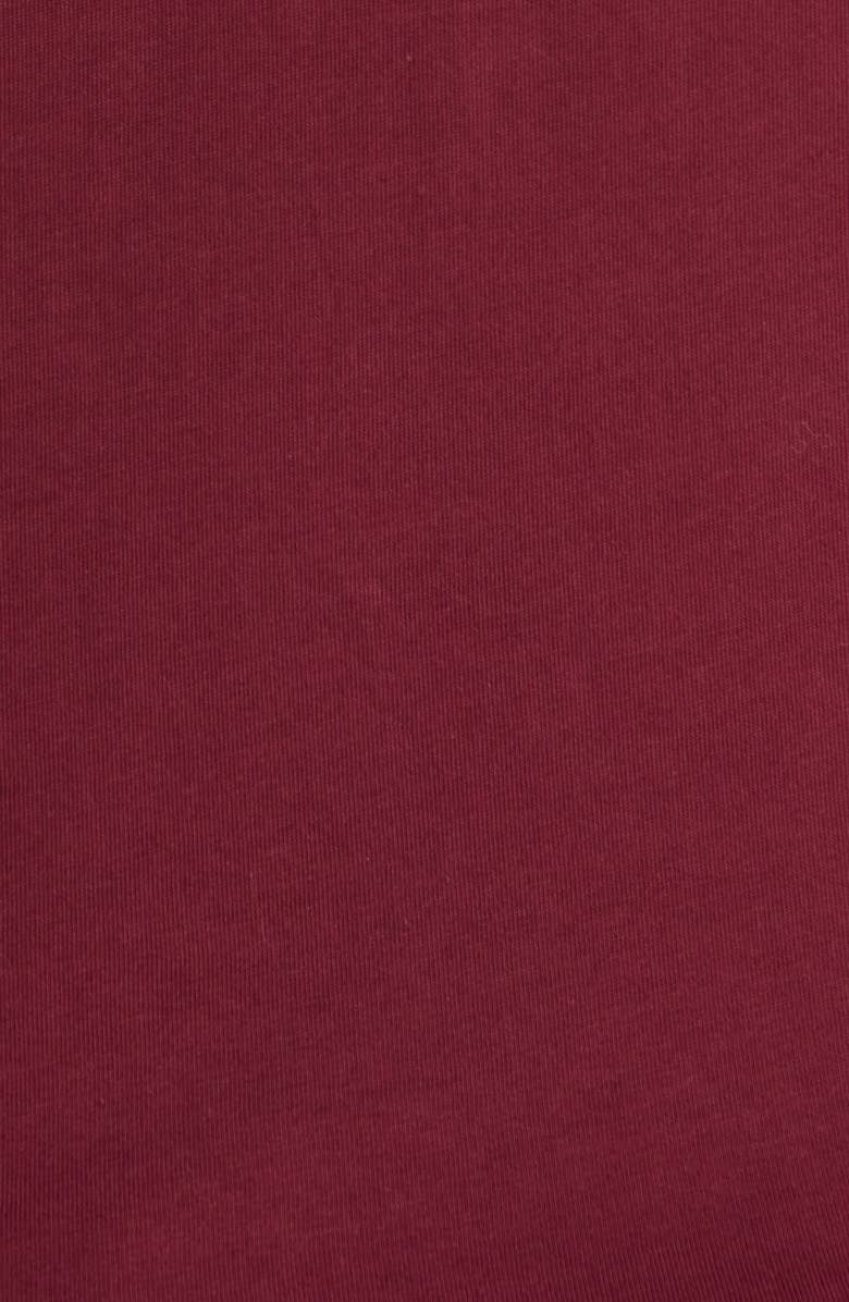 Ulla Johnson Clio Sleeveless Organic Cotton Ruched Top, Alternate, color, Claret