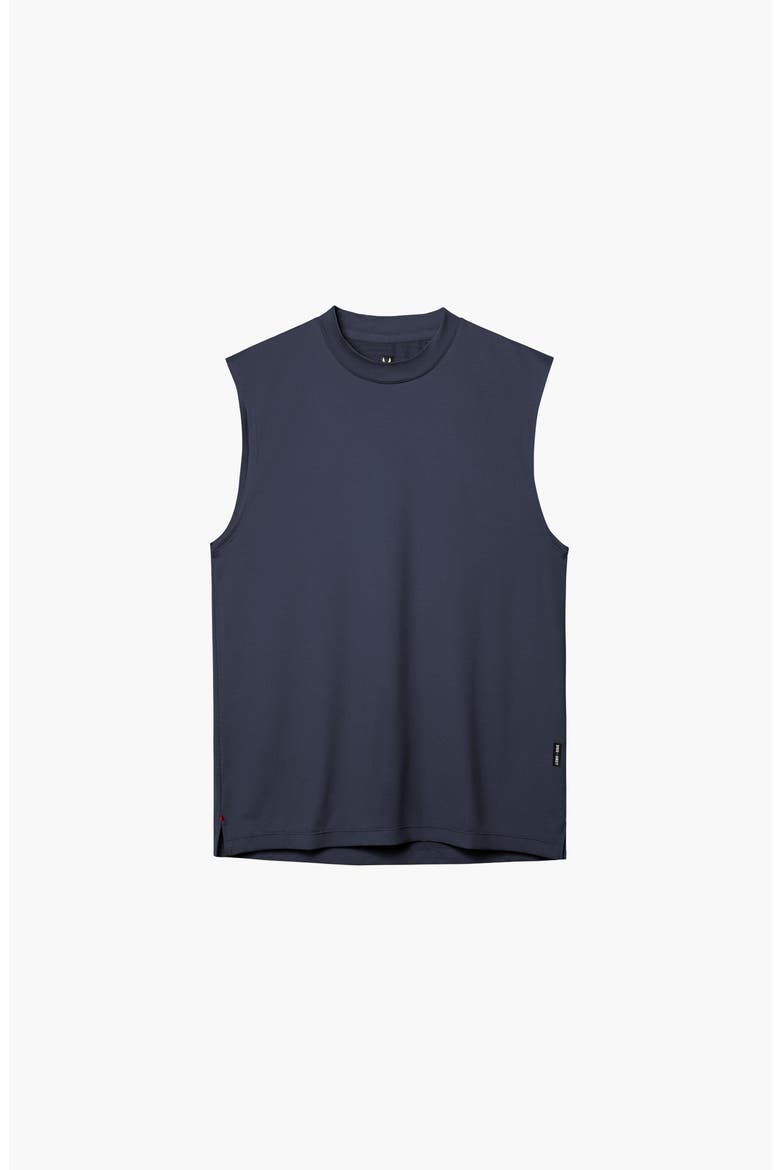 3D Lite 2.0 Lycra Relaxed Cutoff Tank, Alternate, color, Navy