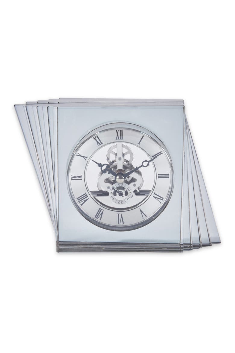 Bones Skeleton Clock, Main, color, WHITE