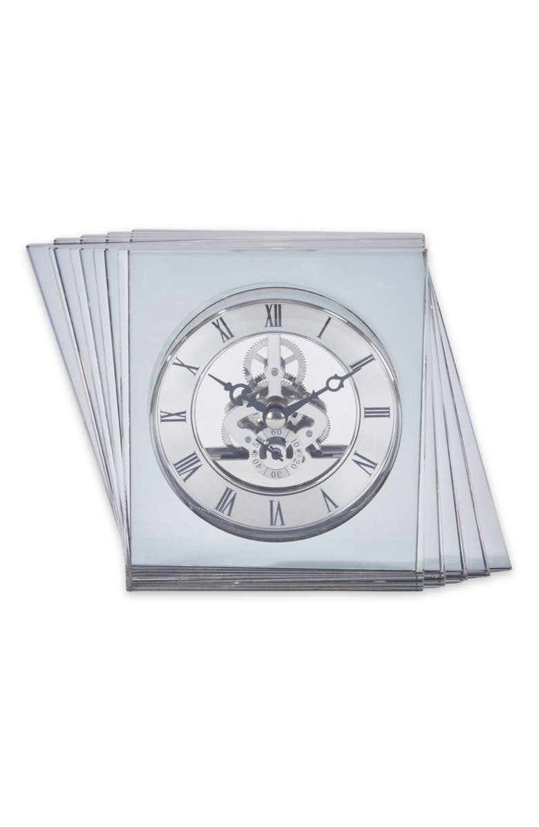 Bey-Berk Bones Skeleton Clock, Main, color, White
