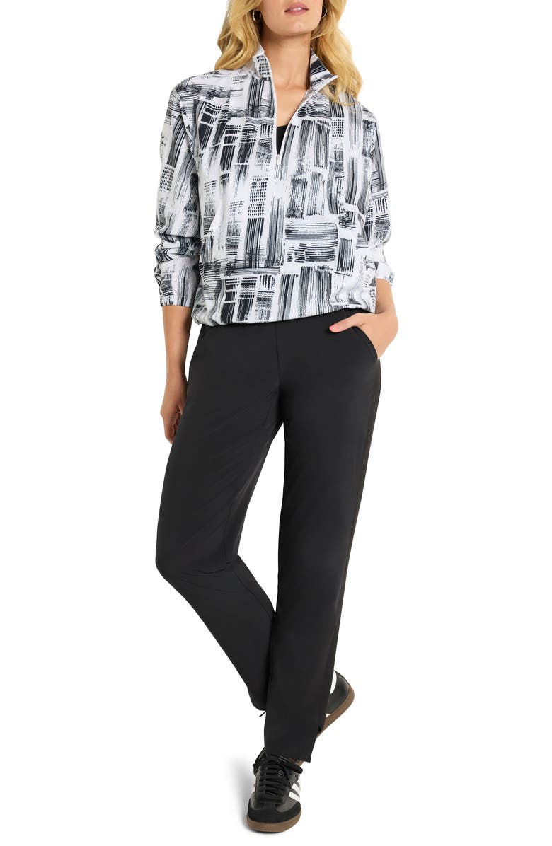 NZ ACTIVE by NIC+ZOE City Blocks Tech Stretch Half-Zip Top, Alternate, color, 