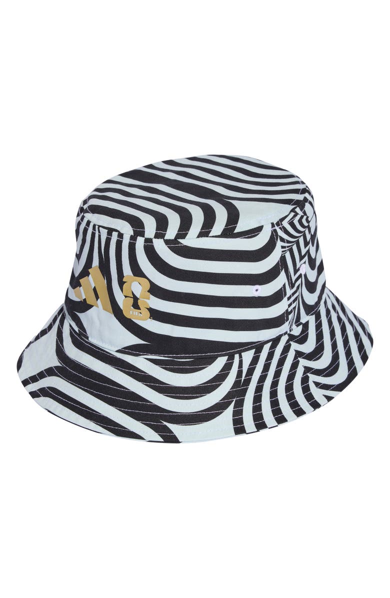 adidas FIFA World Cup 2026<sup>™</sup> Abstract Stripe Bucket Hat, Main, color, 