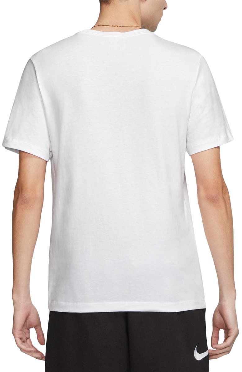 Nike Sportswear Multi Logo Graphic Tee, Alternate, color, White