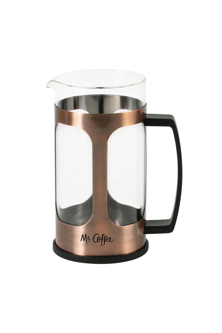 30 Ounce Daily Brew French Press Coffee Maker in Copper, Alternate, color, Copper