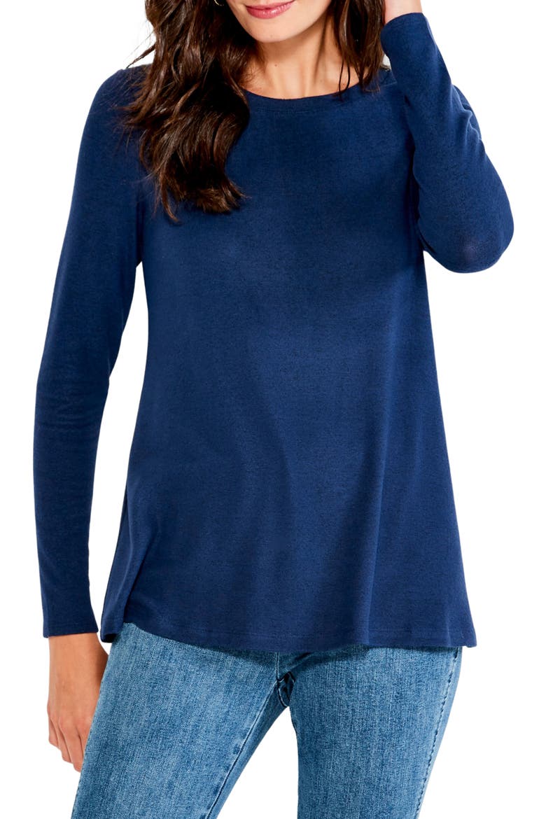 Sweet Dreams Knit Top, Main, color, DARK INDIGO