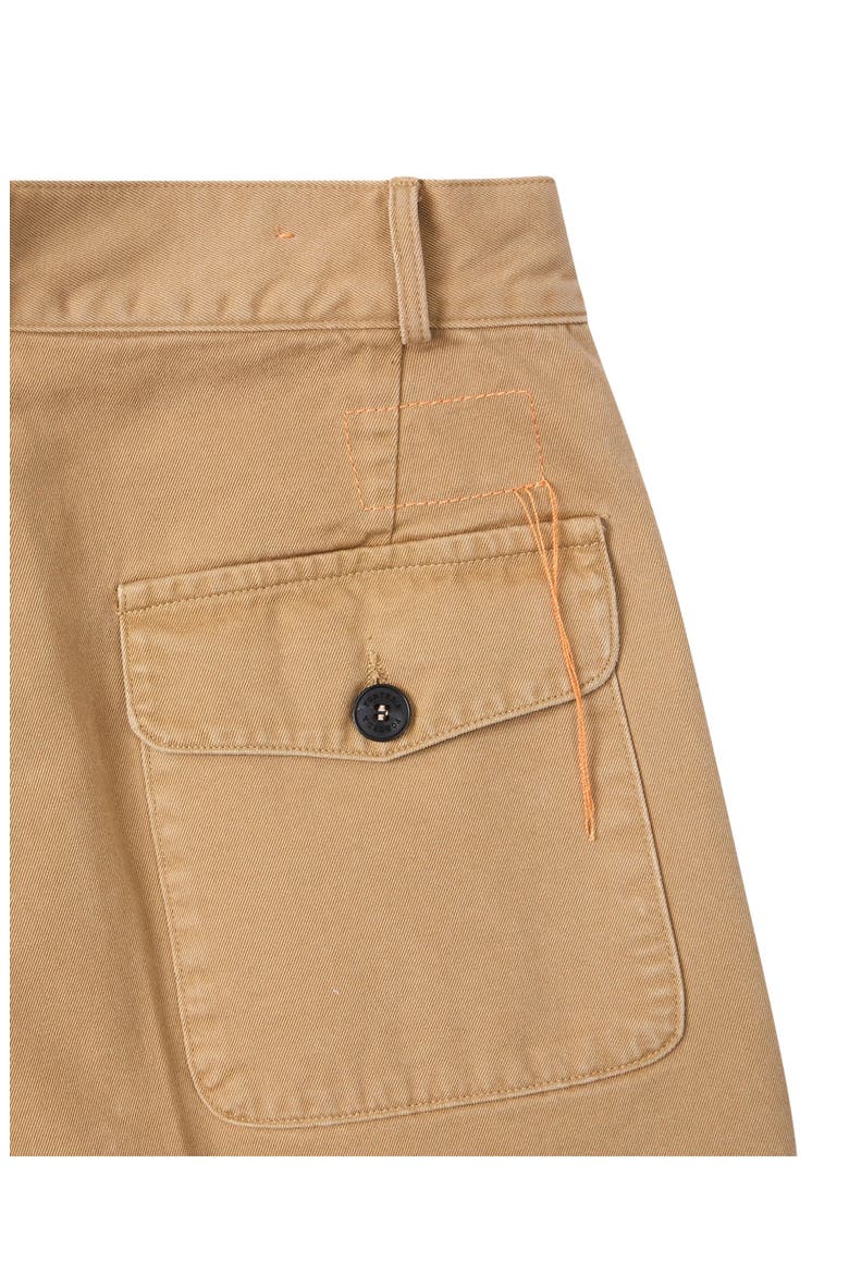 Jillian Canvas Cotton Shorts, Alternate, color, CAMEL