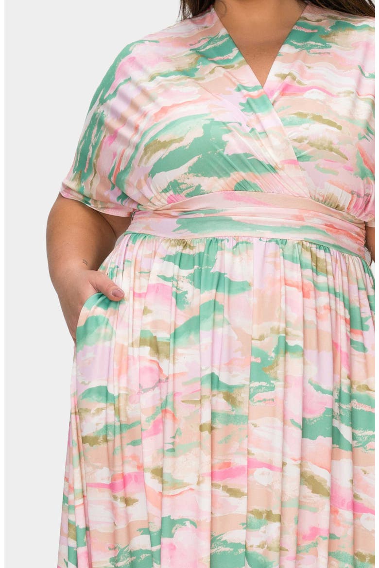 Reverie Empire Waist Maxi Dress, Alternate, color, SAGE PINK