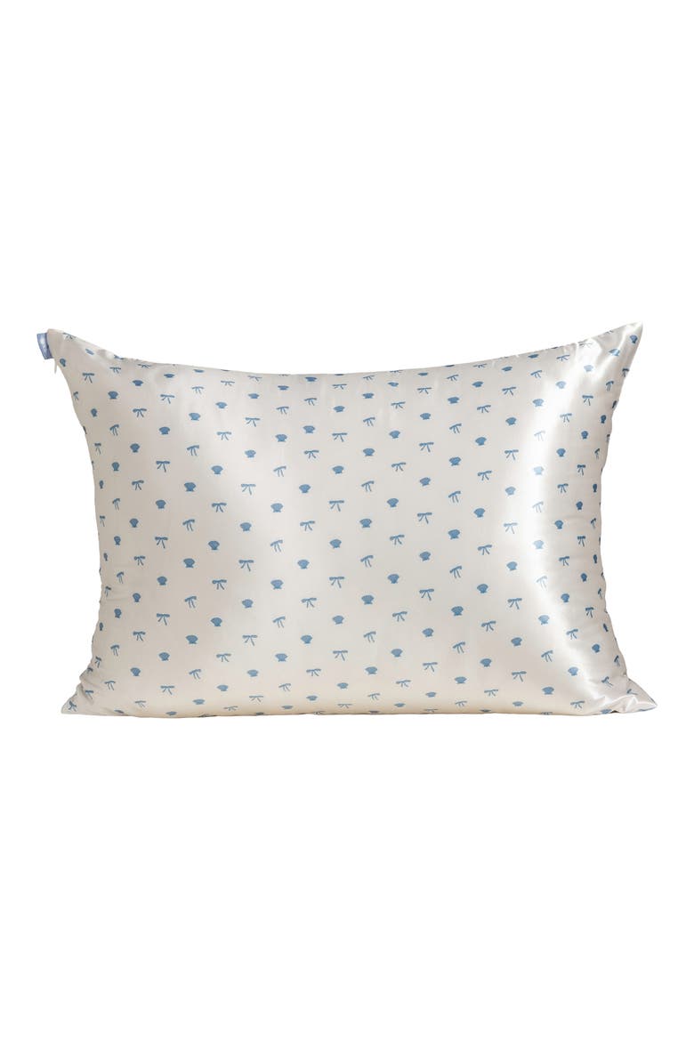 Standard Satin Pillowcase, Alternate, color, PEARLIZED CREAM