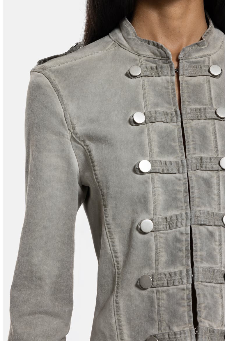 Highlight Wash Drummer Jacket, Alternate, color, BEIGE