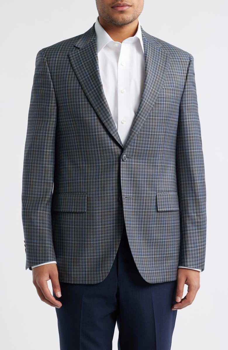 Peter Millar Flynn Classic Sport Coat, Alternate, color, Grey