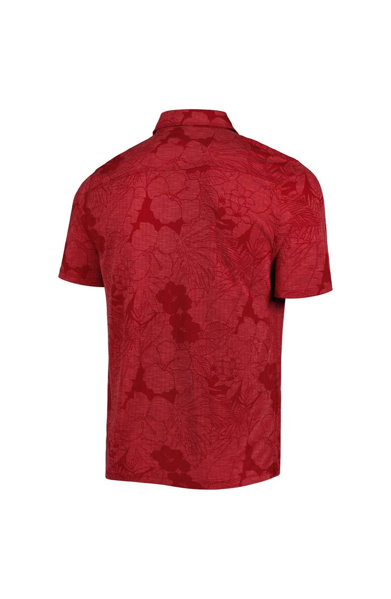 Tommy Bahama Men's Tommy Bahama Crimson Alabama Crimson Tide Miramar Blooms Polo, Alternate, color, Crimson