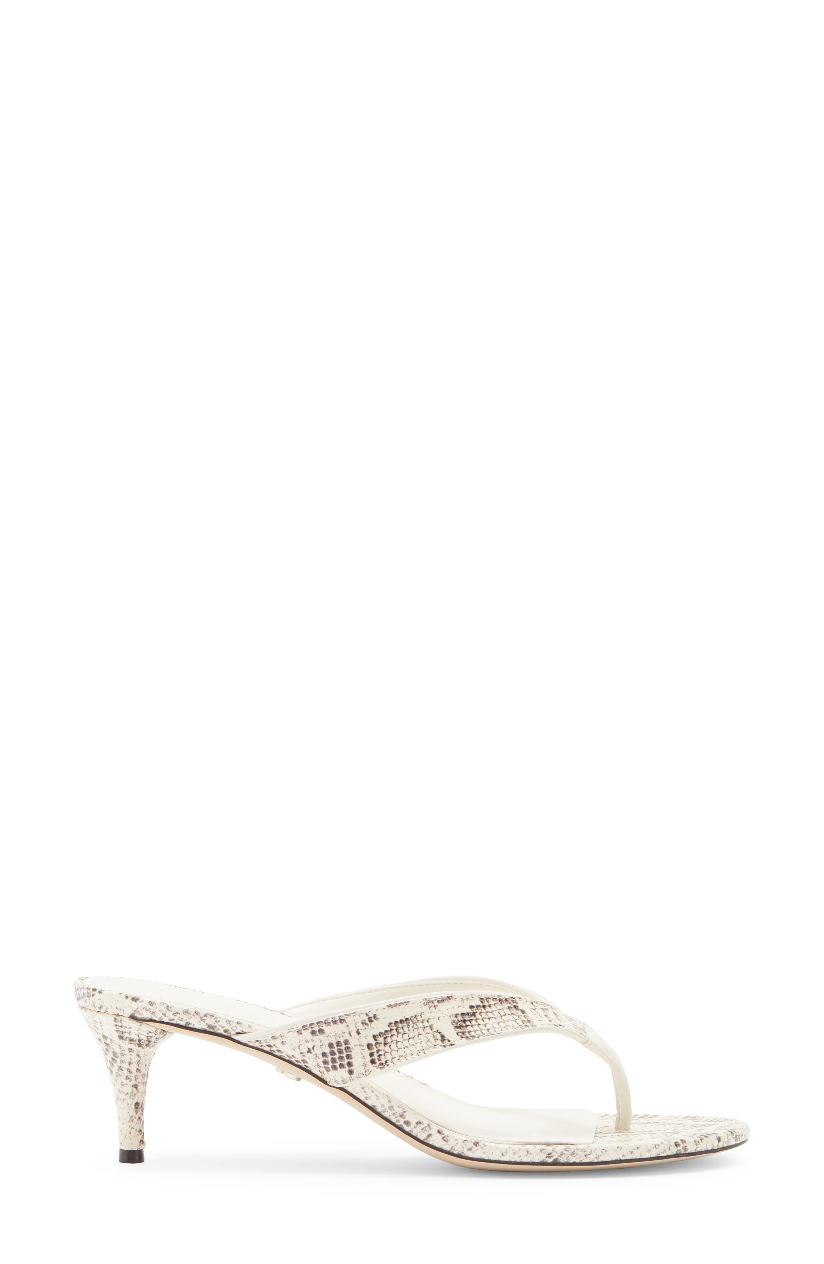 Amie Kitten Heel Flip Flop, Alternate, color, IVORY