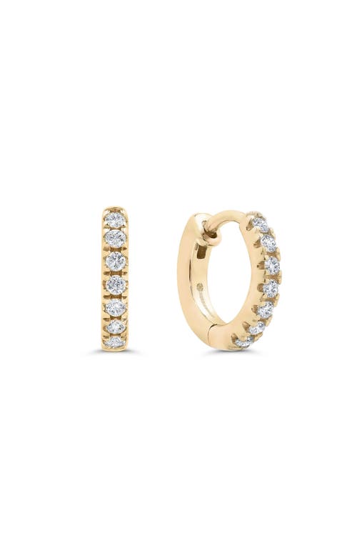 Seed2Stone Pavé-All-Day Hoops in Yellow Gold  product