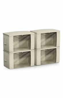Set of 4 Foldable Storage Organizers