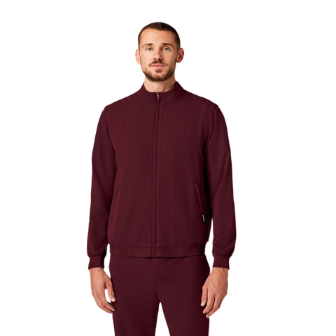 Wolfe Men's 6-Pocket Classic Scrub Jacket