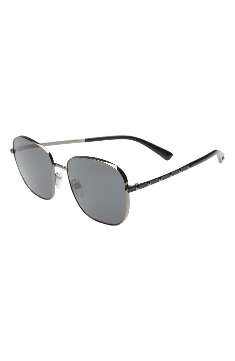 Valentino 57mm Square Sunglasses, Alternate, color,