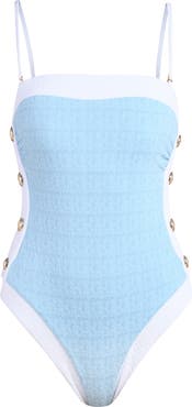 L'AGENCE Tory Colorblock One-Piece Swimsuit