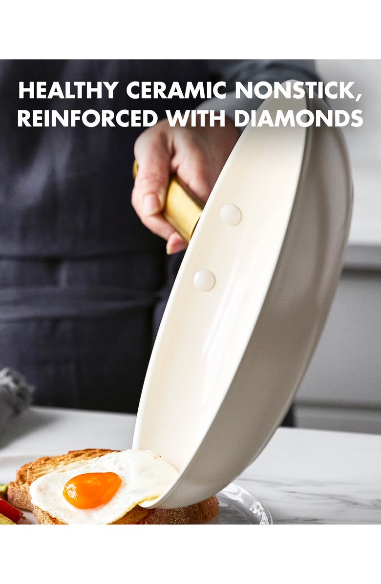 GreenPan Reserve Set of 3 Ceramic Nonstick Frying Pans, Alternate, color,