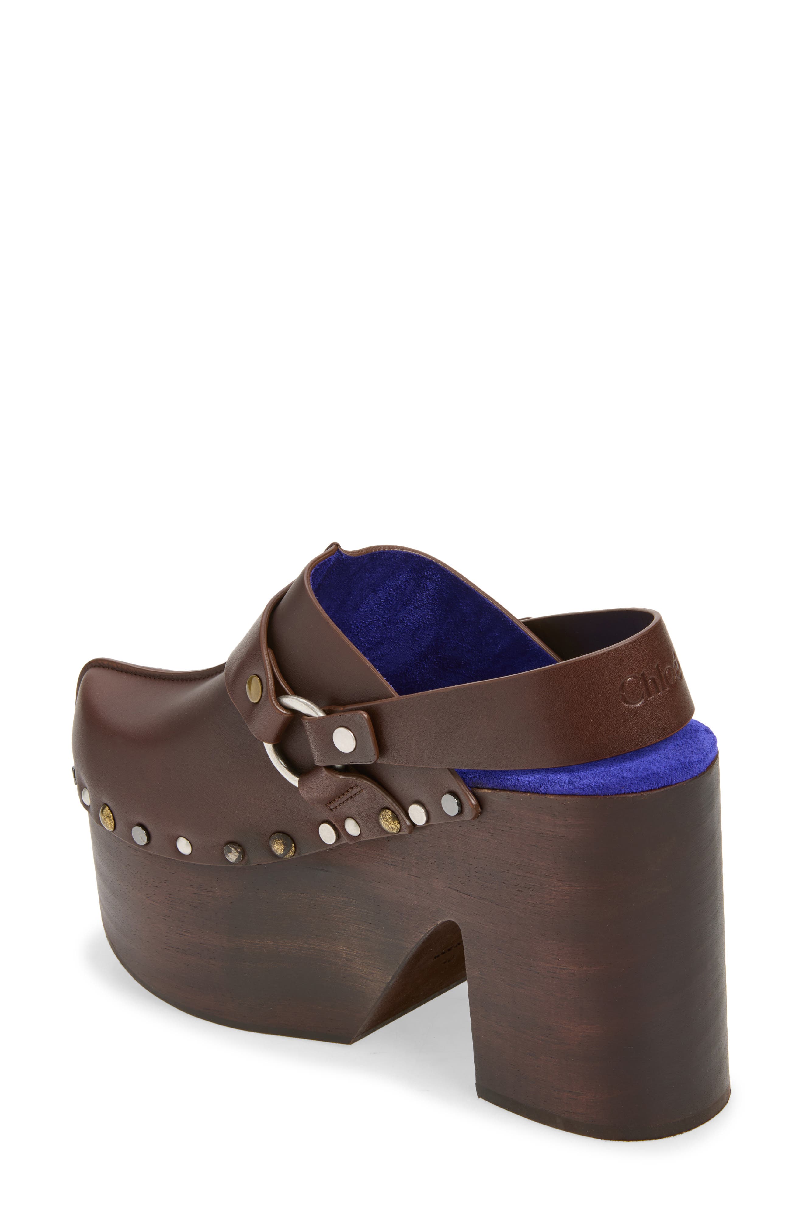 Talis Platform Clog, Alternate, color, SOMBER BROWN