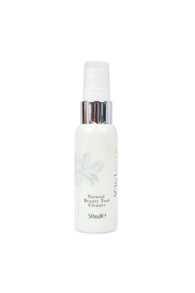 Natural Beauty Tool Cleaner, Main, color, White