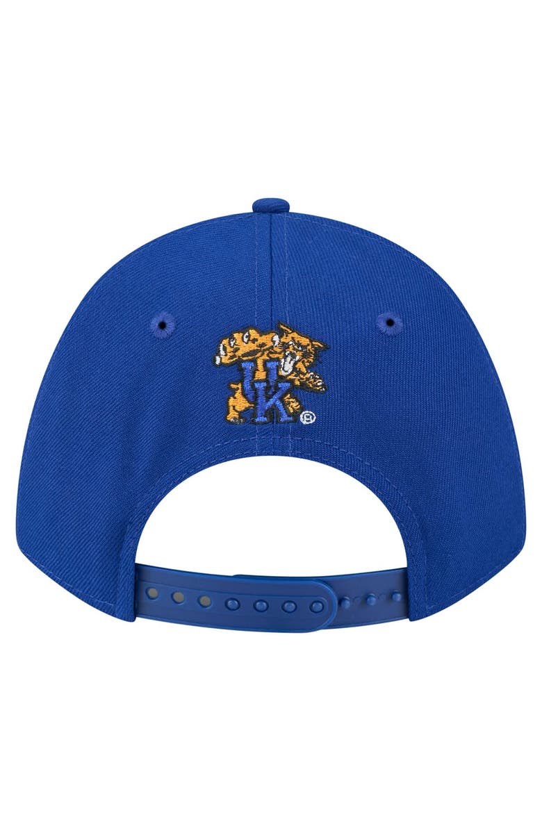 New Era Men's New Era Royal Kentucky Wildcats Team Collective 9FORTY M-Crown Adjustable Hat, Alternate, color, Royal
