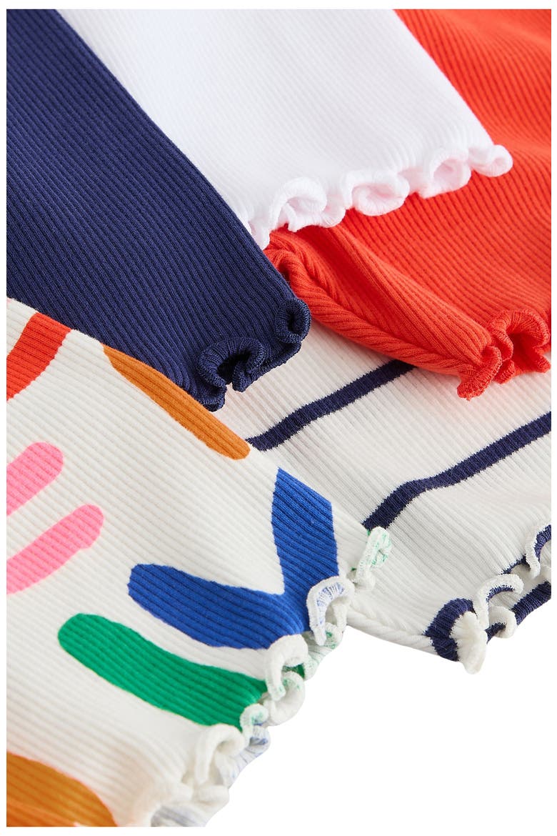 Kids' Assorted 5-Pack Stretch Cotton Cycling Shorts, Alternate, color, RED MULTI