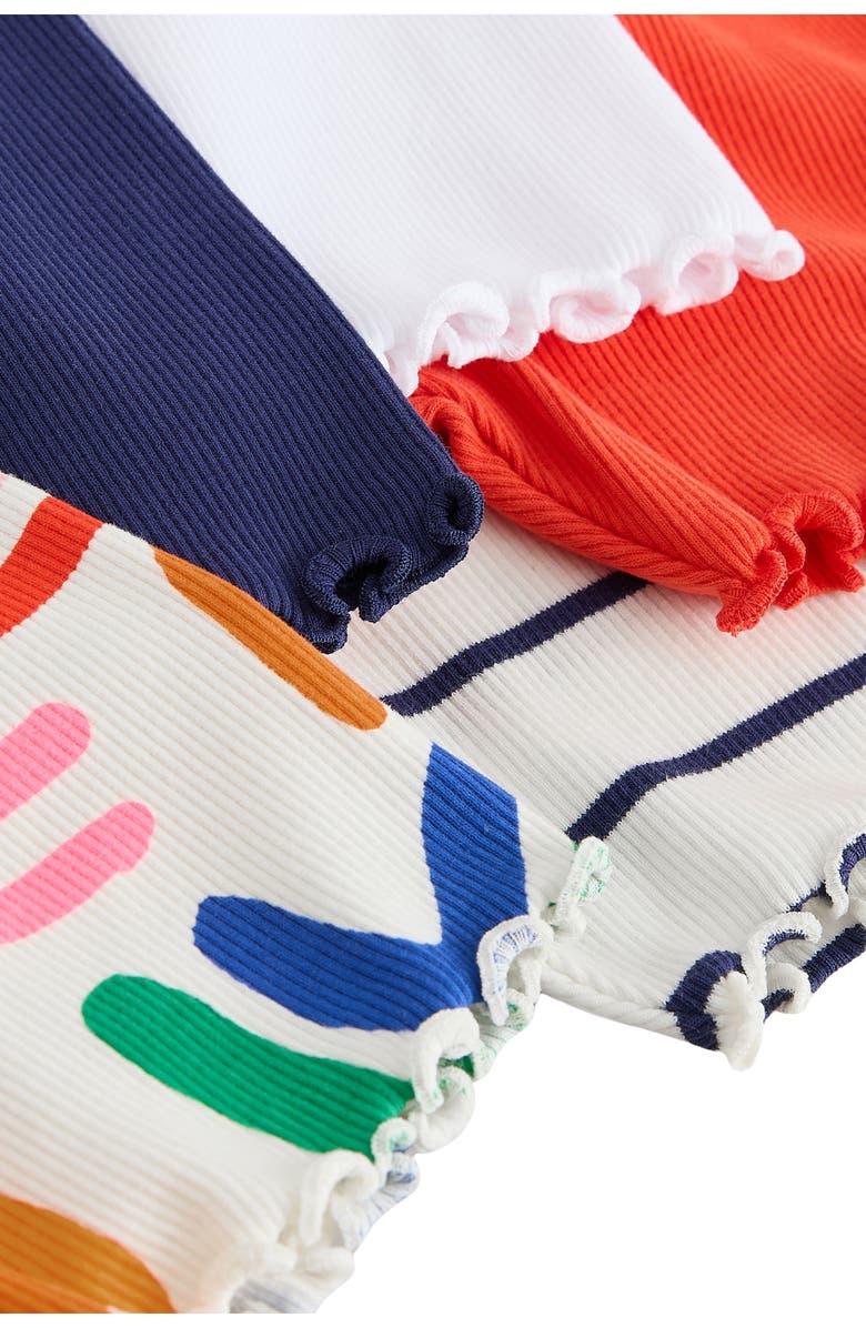 NEXT Kids' Assorted 5-Pack Stretch Cotton Cycling Shorts, Alternate, color, Red Multi