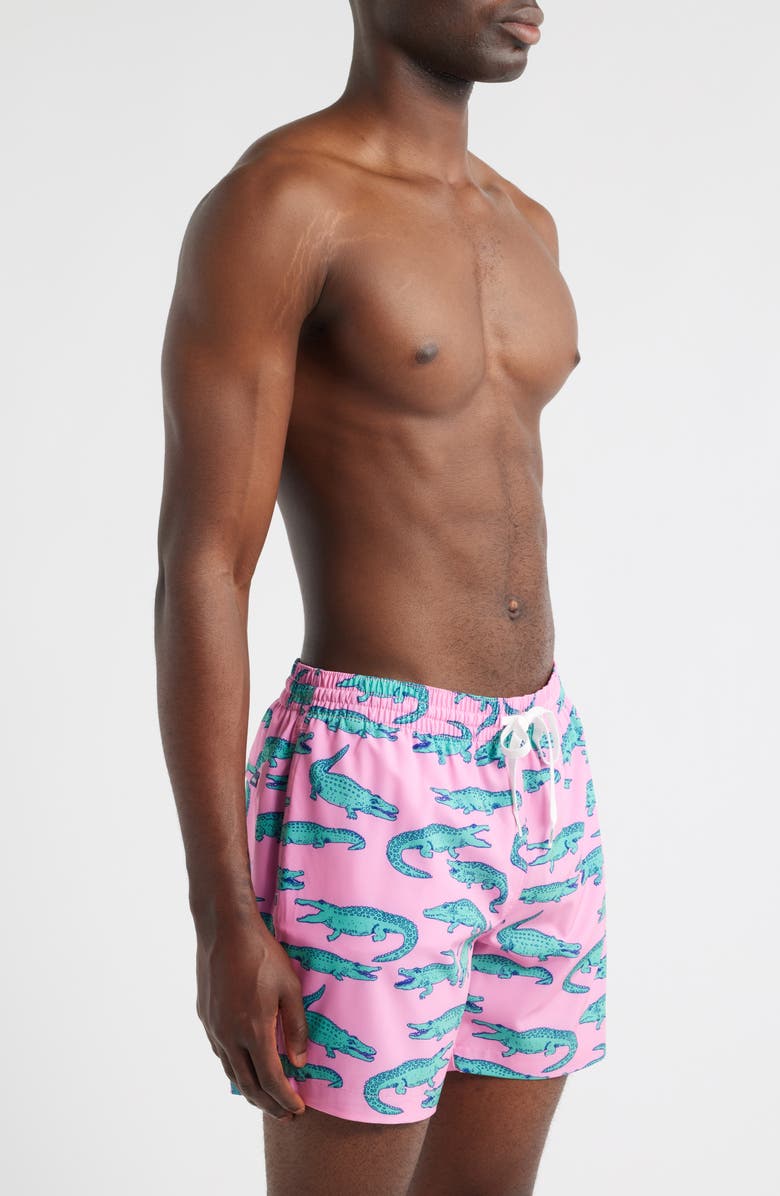 Chubbies The Glades Lined 5.5-Inch Swim Trunks, Alternate, color, Pink