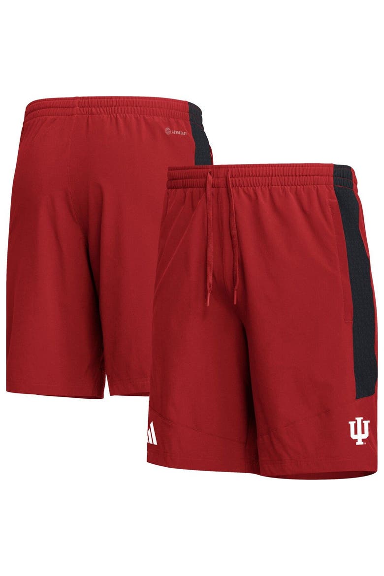 Men's adidas Crimson Indiana Hoosiers AEROREADY Shorts, Main, color, Crimson
